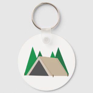 Camping Tent Key Ring