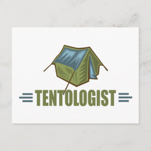 Camping, Tent Postcard