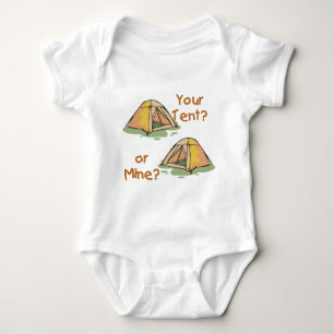 Camping Tents Baby Bodysuit