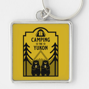 Camping The Yukon River Canada Key Ring