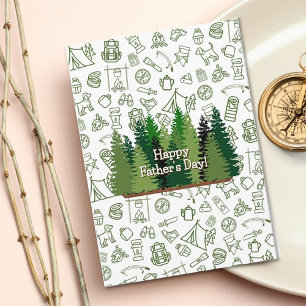 Camping-Themed and Nature Lover Father's Day Card