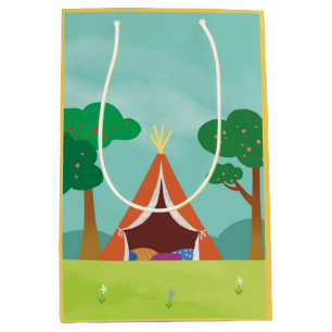 Camping Themed Birthday Goodie / Gift Bags