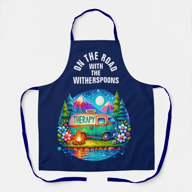 Camping Therapy  Apron (Front)