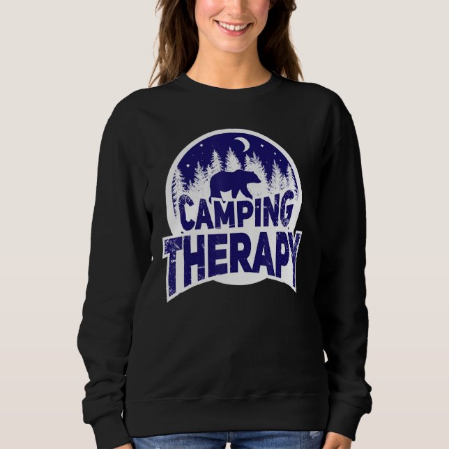 Camping Therapy  Camping Love Women Men Kid Tees (Front)
