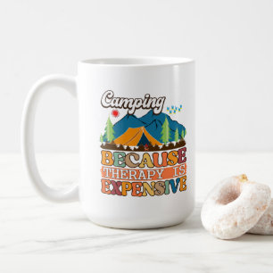 Camping Therapy Coffee Mug