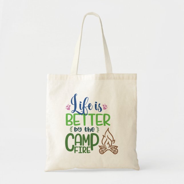 Camping Tote Bag (Front)
