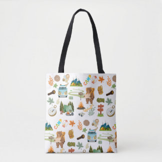  camping  tote bag