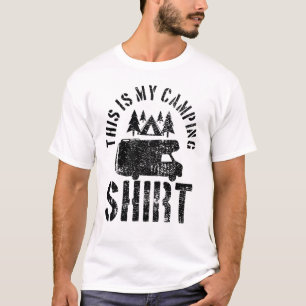 Camping Trailer Camper Van Mobile Home Caravan Mot T-Shirt