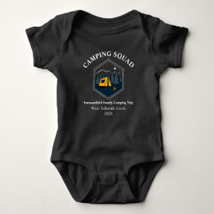 Camping Trip Matching Family Vacation Custom Baby Bodysuit