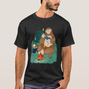 camping ukulele hiking lazy T-Shirt