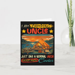 Camping uncle definition much cooler father's day card