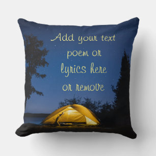 Camping Under The Stars Cushion