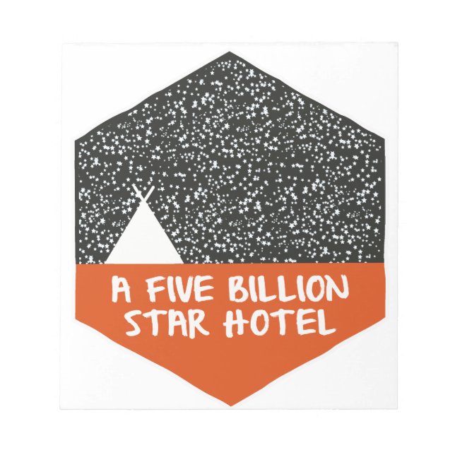 Camping under the stars notepad (Front)