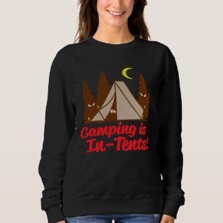 Camping unique sweatshirt