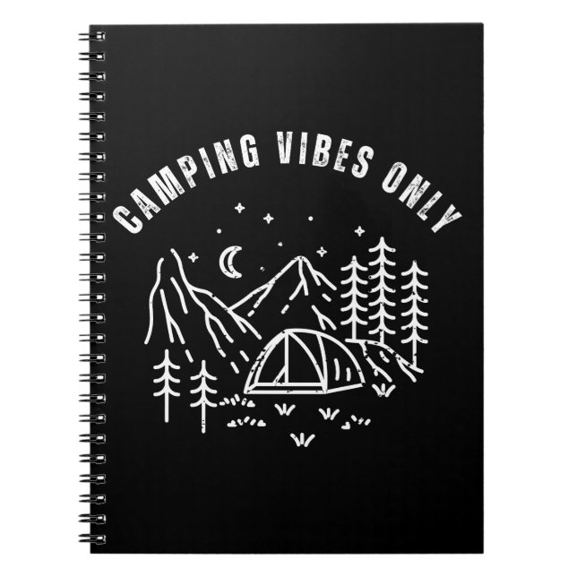 Camping Vibes Only Notebook (Front)