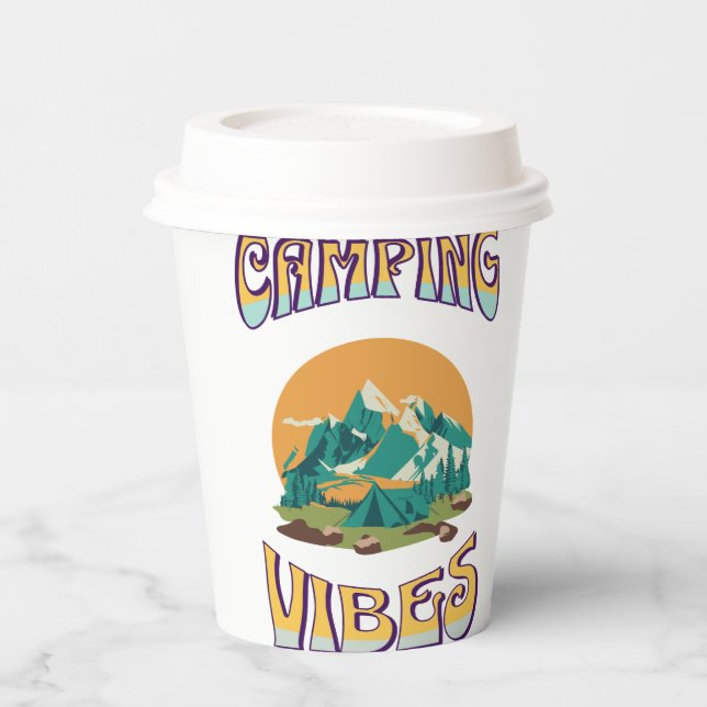 Camping Vibes Paper Cups (Left)