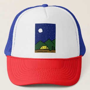 Camping vibes trucker hat