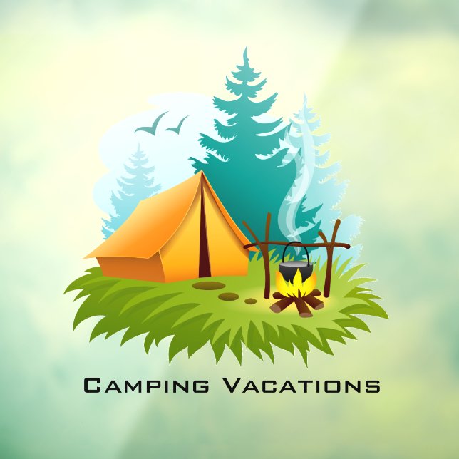 Camping Window Cling (Sheet 3)