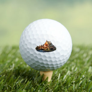 Camping With Loved Ones Golf Balls
