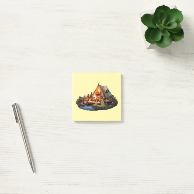 Camping With Loved Ones Post-it Notes (Office)