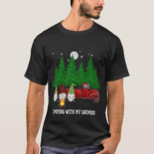 Camping with My Gnomies Gnome Camping Adventure T-Shirt