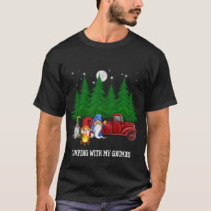 Camping with My Gnomies Gnome Camping Adventure T-Shirt