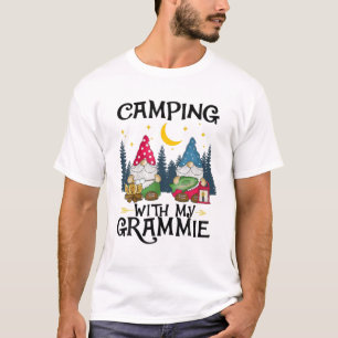 Camping With My Grammie Funny Grammie Camp Women M T-Shirt