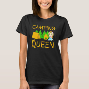 Camping Women Queen Camping T-Shirt