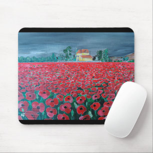 Campo de Amapolas Painting by Alfred Fox Mouse Pad