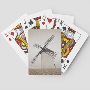 Campo de Criptana, antique La Mancha windmills 3 Playing Cards