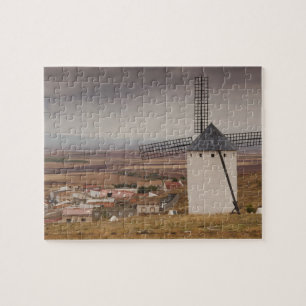 Campo de Criptana, antique La Mancha windmills Jigsaw Puzzle