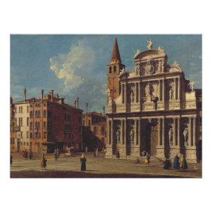 Campo of Santa Maria Zobenigo by Canaletto Poster