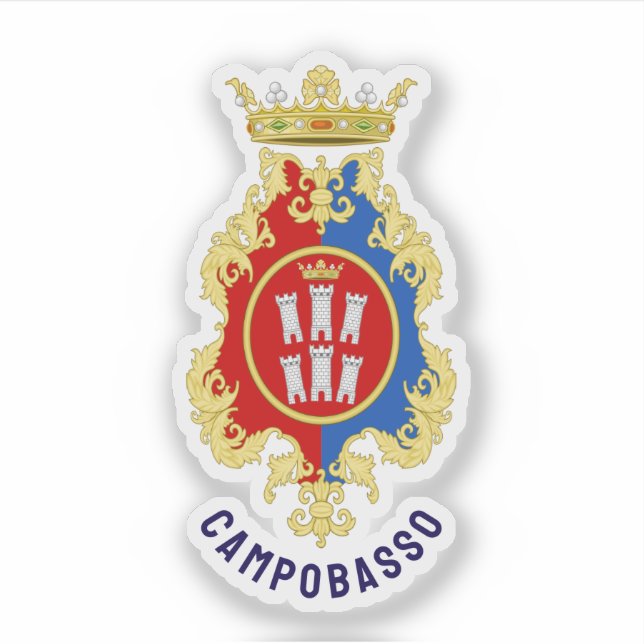 Campobasso coat of arms, Italy (Front)