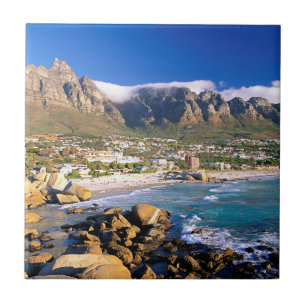 Camps Bay Beach And The Twelve Apostles Range Tile