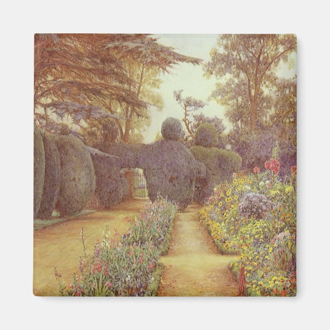 Campsea Ashe, Suffolk by Ernest Arthur Rowe Magnet (Front)