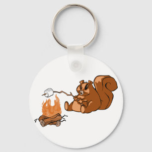 Campsite Beaver Key Ring