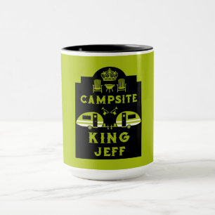 Campsite King Gifts For Campers Mug