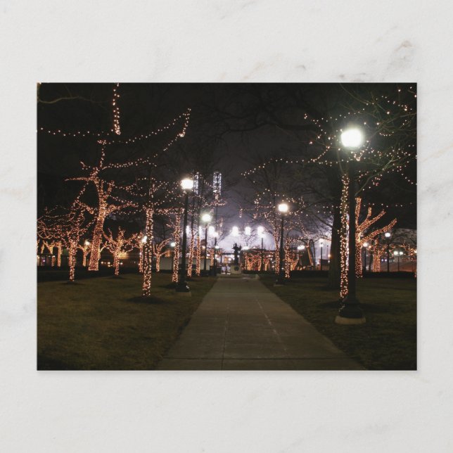 Campus Martius - trees postcard (Front)