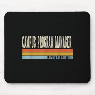 Campus Program Manager Week Vintage Back To School Mouse Pad