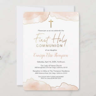 Camryn's communion invitation