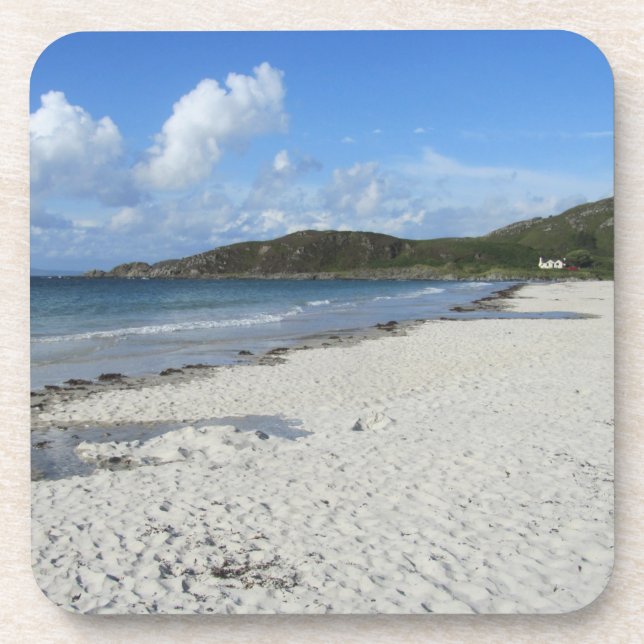Camusdarach Beach, Arisaig, Scotland Coaster (Front)
