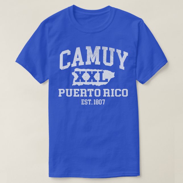 Camuy Puerto Rico XXL Athletic design 1 T-Shirt (Design Front)