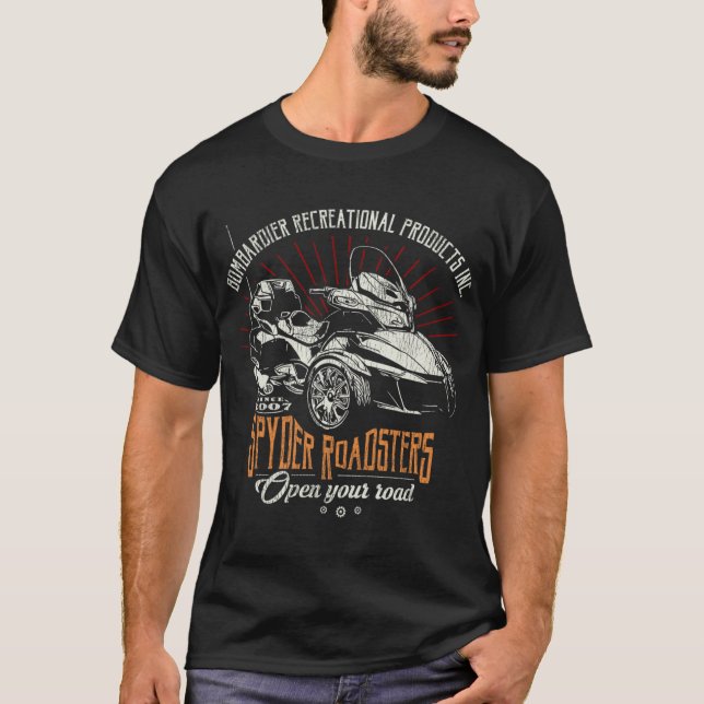 Can-Am Spyder BRP Roadsters Classic T-Shirt (Front)