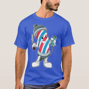 Can as Hairdresser with Razor T-Shirt