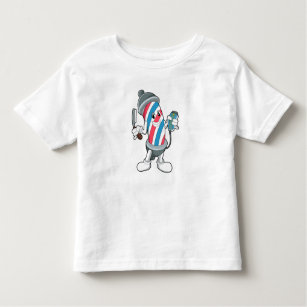Can as Hairdresser with Razor Toddler T-Shirt