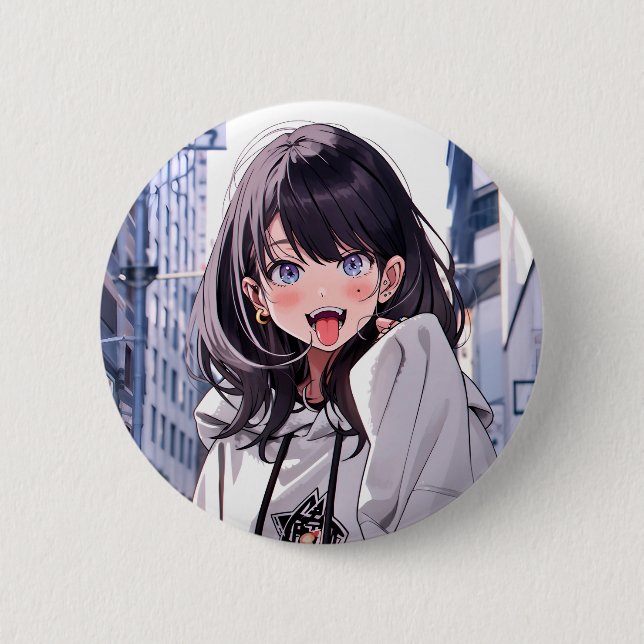 Can Badge Akkanbe JK|Badge Sushi Musume Generative (Front)