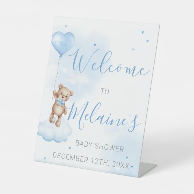 Can Barely Wait Baby Shower Welcome Sign (Front)