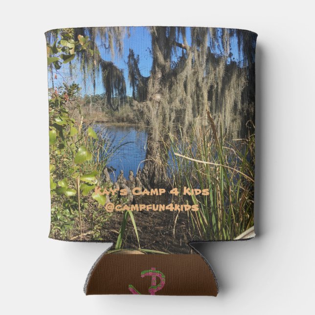 Can & Bottle Insulator (Coozie) Woodland Can Coole Cooler (Back)