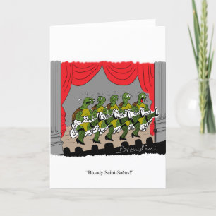 can can dancing tortoises card