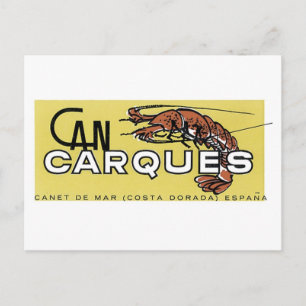 Can Carques Canet de Mar Costa Dorada Espana Postcard